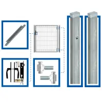 Komplett kiskapu jobb 3D 1,00 m mag. (1,20) Zn