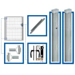 Kapukészlet 1 x 1,5 m WGFUR-T000371 balos