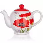 Teáskanna 1200ml Red Poppy