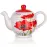 Teáskanna 1200ml Red Poppy