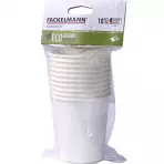 Papír poharak 250 ml fehér 230410