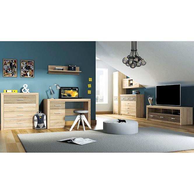 Komód 92 4s Castel 11 Sonoma/szarvasgomba,16