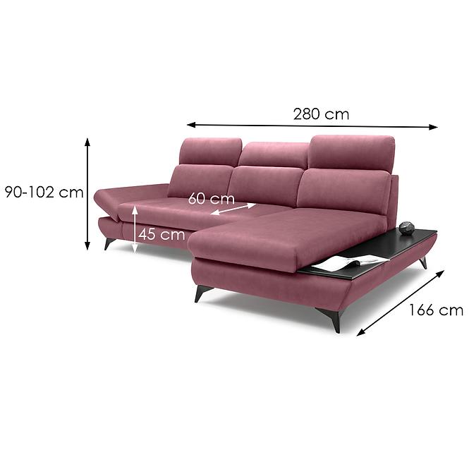 Sarokgarnitúra szett Titan J Fancy 63