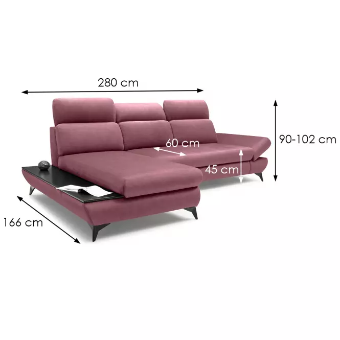 Sarokgarnitúra szett Titan C Fancy 63,8