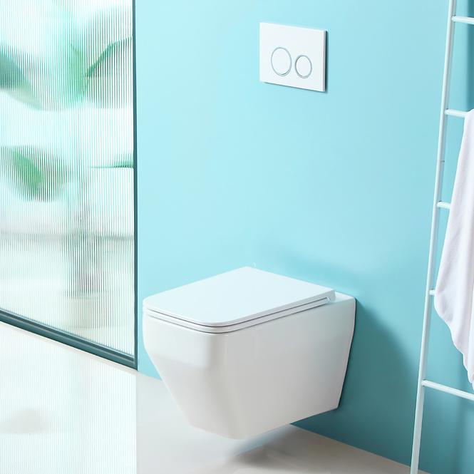 Függő WC Loris lassú záródású táblával