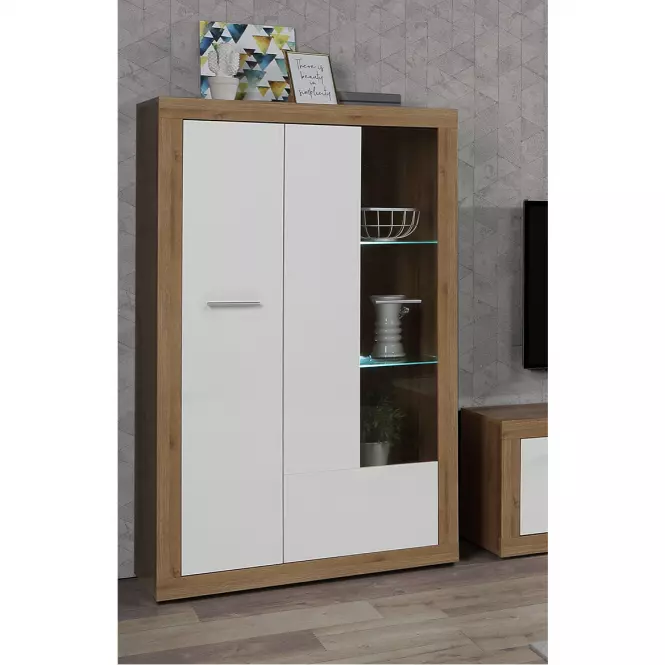 Vitrin 2D Baccio BCCV521 Tölgy Riviera