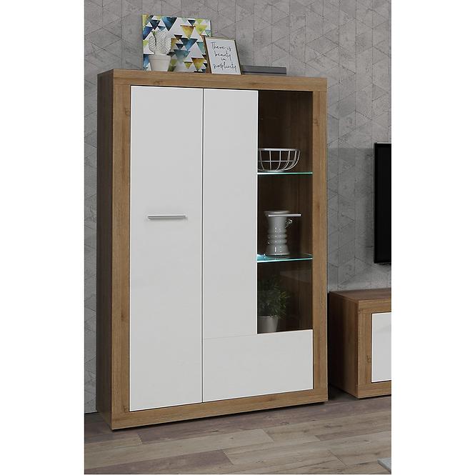 Vitrin 2D Baccio BCCV521 Tölgy Riviera