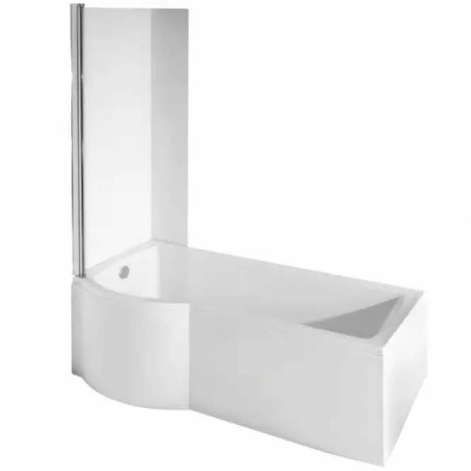 kád Inspiro 170/70  L + kádparaván