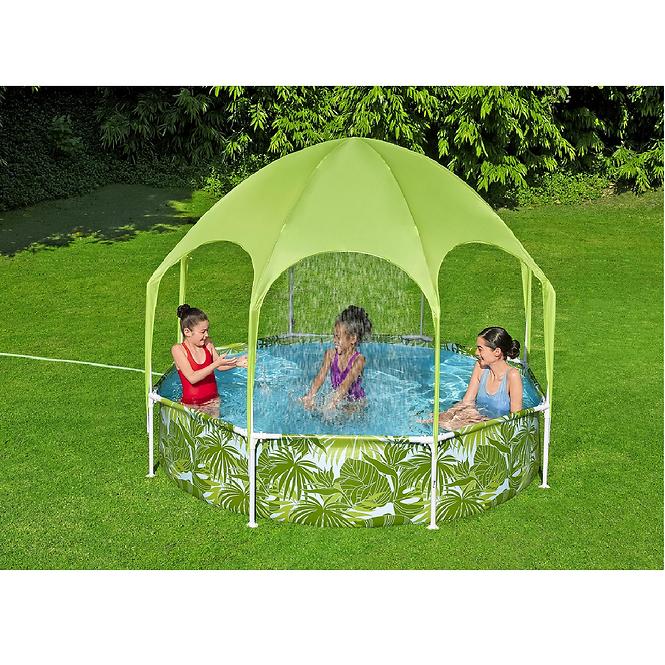 Gyermek keretmedence tetővel uv védelemmel 56432