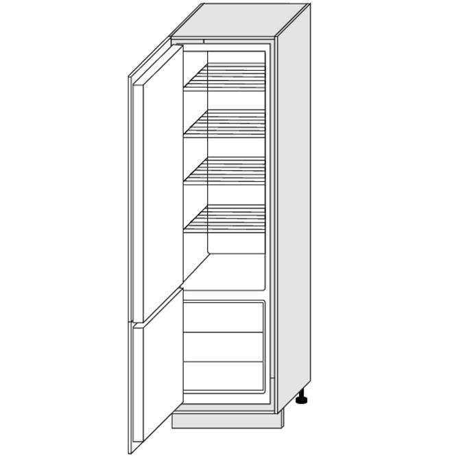 Konyhaszekrény Malmo Permbroke D14/DL/60/207  lava,2
