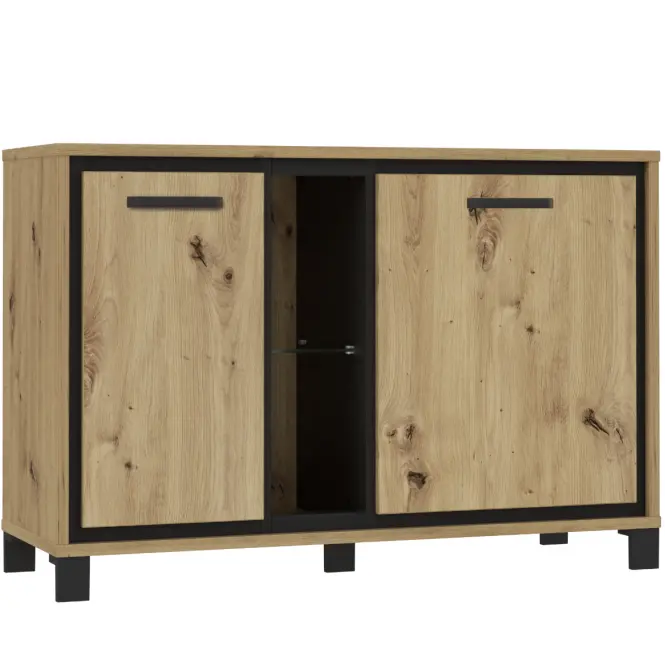 Komód L Trondheim 2D TDHK232L Tölgy Aristan,2