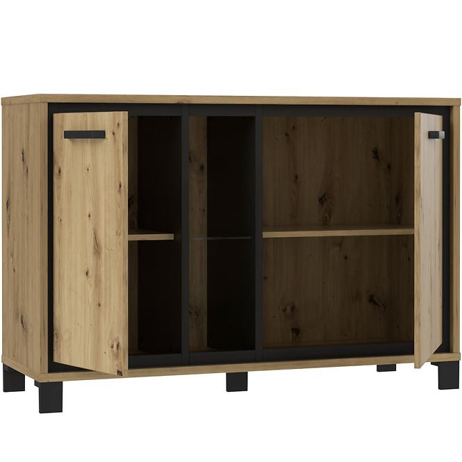 Komód L Trondheim 2D TDHK232L Tölgy Aristan,4