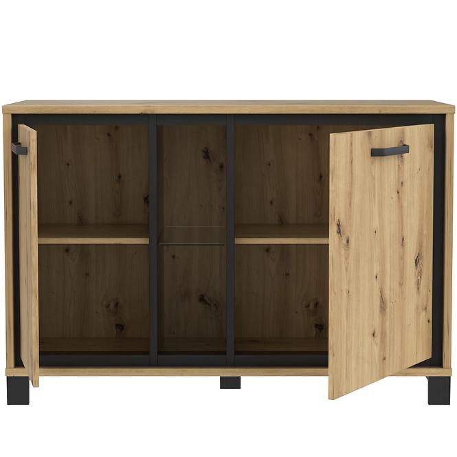 Komód L Trondheim 2D TDHK232L Tölgy Aristan,5