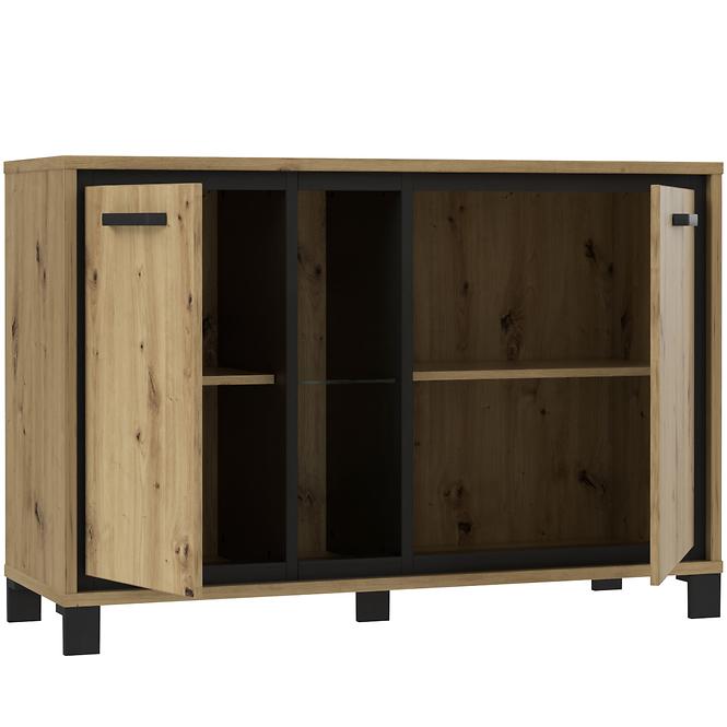 Komód L Trondheim 2D TDHK232L Tölgy Aristan,6