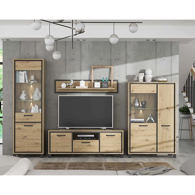 Vitrin L/P Trondheim 2D TDHV712 Tölgy Artisan