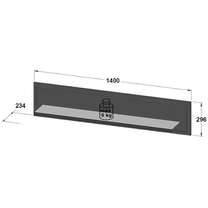 Falipolc Trondheim TDHB11 Tölgy Artisan