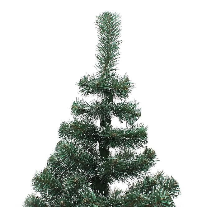 Karácsonyfa, műfenyő, fehér szélű 150 cm