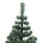 Karácsonyfa, műfenyő, fehér szélű 150 cm,2
