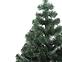 Karácsonyfa, műfenyő, fehér szélű 150 cm,3