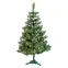 Karácsonyfa, műfenyő, fehér szélű 150 cm,3