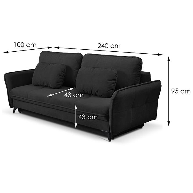 Kanapé Largo  Black - Mono 248,6