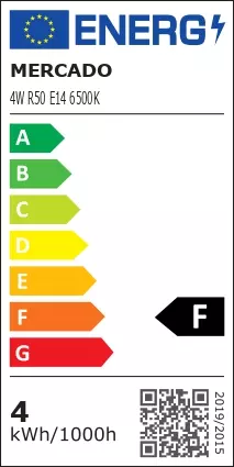 Izzó LED EM 4W R50 E14 6500K