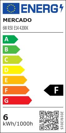 Izzó LED EM 6W R50 E14 4200K