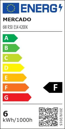 Izzó LED EM 6W R50 E14 4200K,4