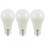 Izzó LED A60 10W E27 800LM 2700K (3-PACK)