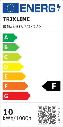 Izzó LED A60 10W E27 800LM 2700K (3-PACK),5
