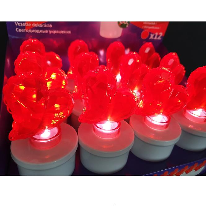 Heart LED 2/15/WLC/HRT/DIS bat,3