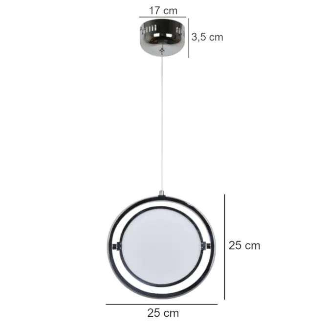Lámpa KONDO LED AS-25W12 LW1
