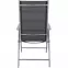 Szék 7 állású szürke párnázott,6