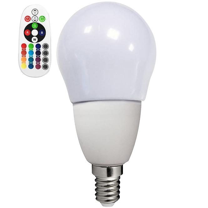 Izzó LED SMART G55 E14 RGB 4,5W 350LM