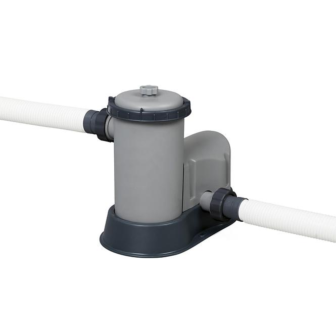 Ovális medence kerettel 6,10x3,66x1,22m 5611r deszkaimitáció,7