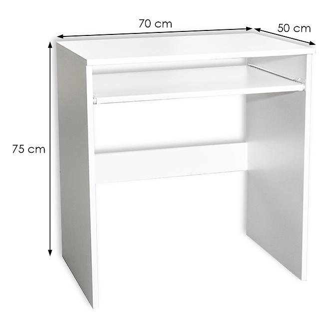 Íróasztal Leo I fehér,5