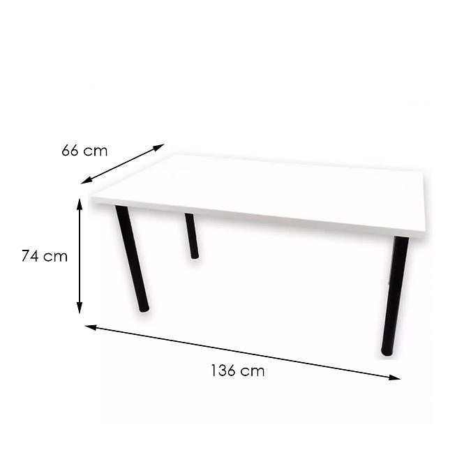 Asztal A Játékos Számára 136x66x18 Model 0 fehér Low