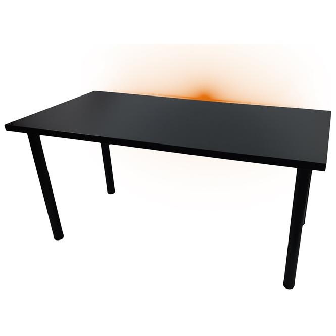 Asztal A Játékos Számára 136x66x28 Model 1 fekete Top