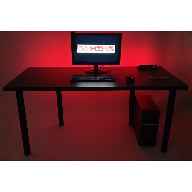 Asztal gamerek számára 160x80x36 Model 2 fekete Top