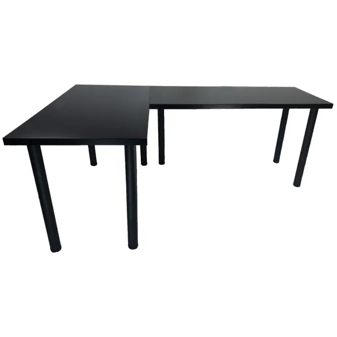 Asztal gamerek számára 2x 136x66x18 Model 0 fekete Low