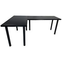 Asztal gamerek számára Narożne 2x 136x66x18 Model 0 fekete Low