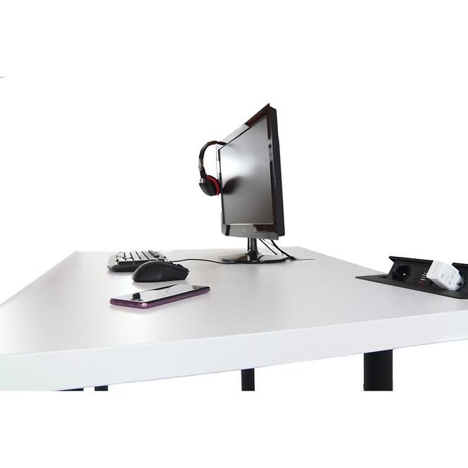 Asztal gamerek számára 160x80x36 Model 3 fehér Top