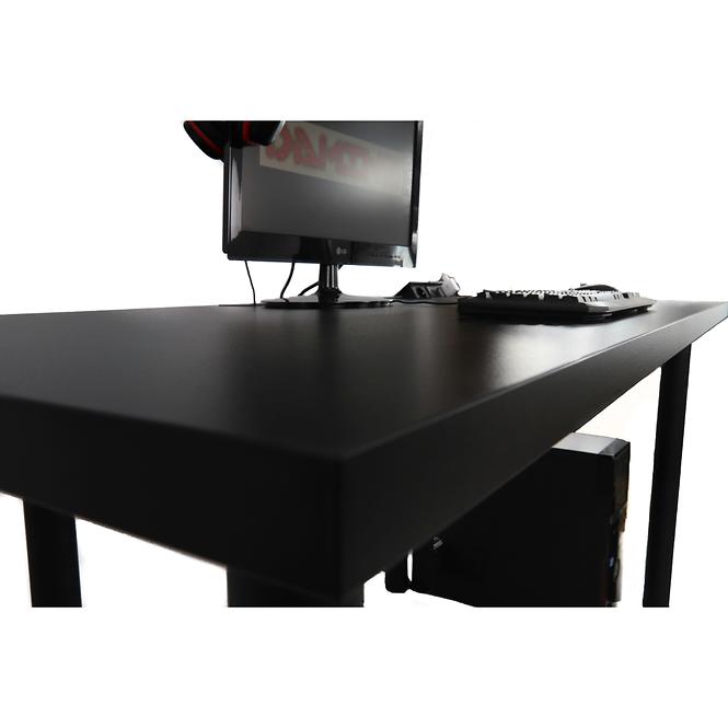 Asztal gamerek számára 160x80x36 Model 3 fekete Top