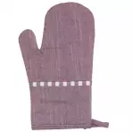 konyhai kesztyű denim 18x30cm bordó