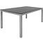 Asztal alumínium Polywood ezüst/fekete,4