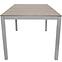 Asztal alumínium Polywood ezüst/taupe,5
