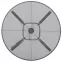 Asztal Round fém Sven 100x71cm,5
