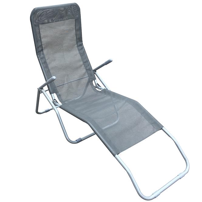 Kerti nyugágy D-054 szürke