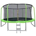 Kerti trambulin COMFORT létrával 427cm zöld