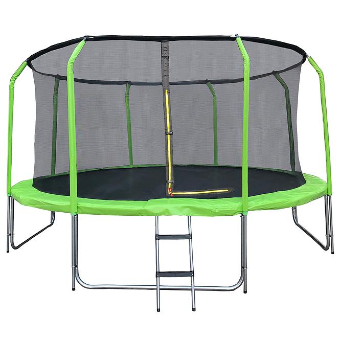 Kerti trambulin COMFORT létrával 427cm zöld